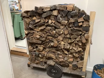 [Hearth.com] Wood cart/storage