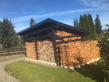 [Hearth.com] Floor of wood shed