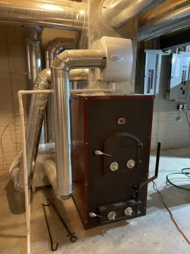 [Hearth.com] Troubleshooting wood furnace is newly acquired home