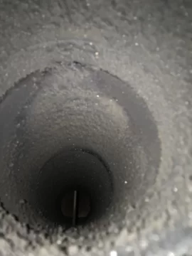 [Hearth.com] What should inside my connector pipe look like?