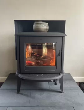 [Hearth.com] Missing anything? Rear flue into old gas fireplace firebox and out chimney?