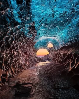 [Hearth.com] Re: Ice tunnel at Nelchina Glacier in Alaska