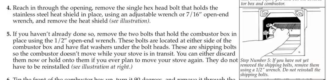 [Hearth.com] Woodstock Keystone steel combustor install