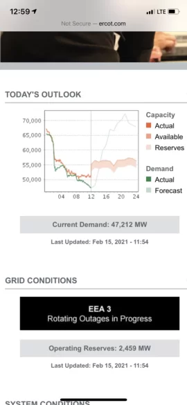 [Hearth.com] Texas Power Shortage