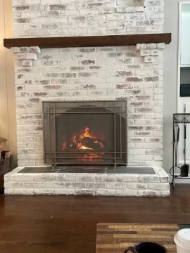 [Hearth.com] Wood-burning insert for arched fireplace