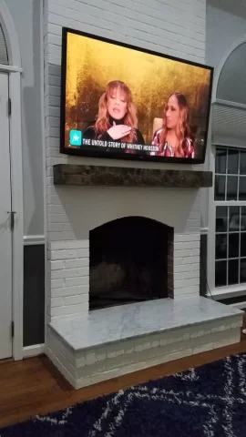 [Hearth.com] Wood-burning insert for arched fireplace