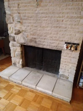 [Hearth.com] Converting double sided wood burning fireplace with gas starter to gas stove question.