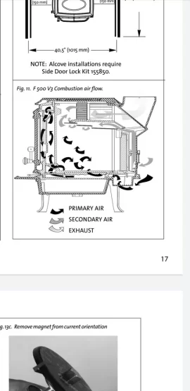 [Hearth.com] Jotul f500 secondary burn