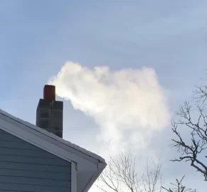 [Hearth.com] Steam coming from chimney