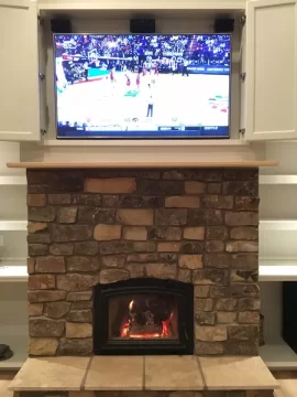 [Hearth.com] Osburn stratford II vs Opel 2 (Bonus question T.V. above fireplace doable?)