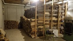 Storage inside pole barn