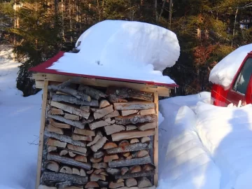 [Hearth.com] Stack Covering Photos with Snow