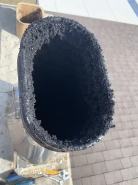 [Hearth.com] Decided to check condition of liner for first time since install 2 months ago