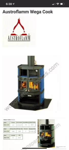 [Hearth.com] Rika Austroflamm Wega back woodstove/oven/cooktop