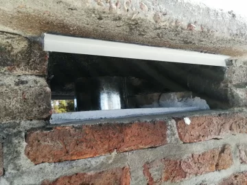 [Hearth.com] Suggestions needed to feed a rigid tube liner above the roof with a flat concrete top.