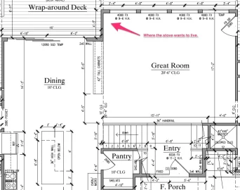 [Hearth.com] What would YOU do? Small corner, long flue run, mild climate, new home.