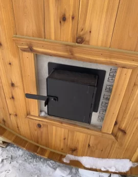 [Hearth.com] Wood stove in 2 person sauna