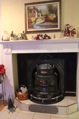 [Hearth.com] coal fireplace to wood conversion