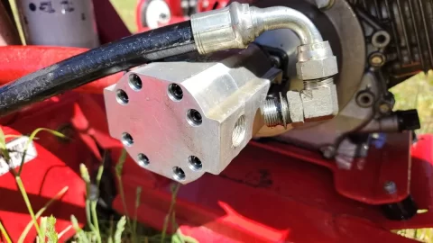 [Hearth.com] New log splitter pump fitting exploded.