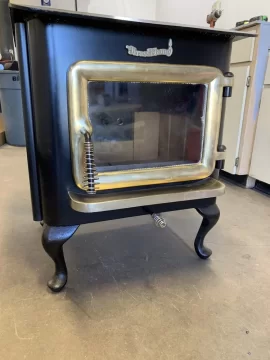 [Hearth.com] My Brass Flame Wood Stove