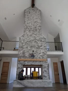 [Hearth.com] Fireplace about done.... Will it draft?