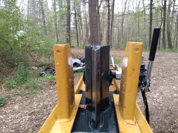 [Hearth.com] County line log splitter, log stop bent