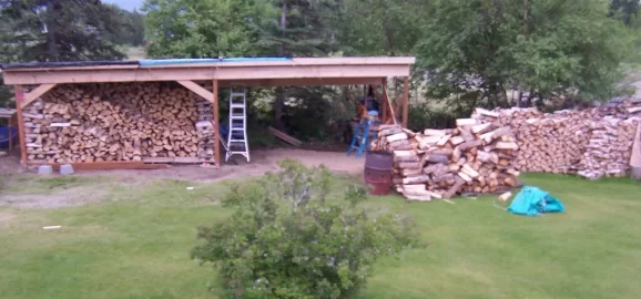 [Hearth.com] Added 16' to wood shed