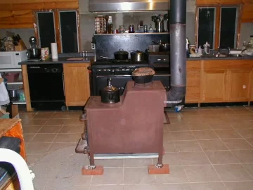 [Hearth.com] Grandma Bear Underneath Hearth Gets Hot