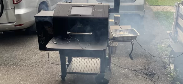 [Hearth.com] Got a Rotisserie for Smokin Chicken on the Pellet Grill and gave it a whirl !