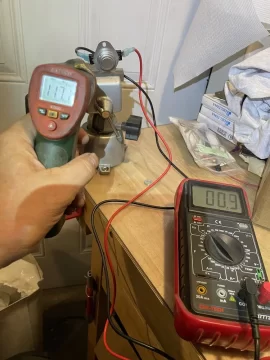 [Hearth.com] Measuring the thermal trip point of the low limit snap disc