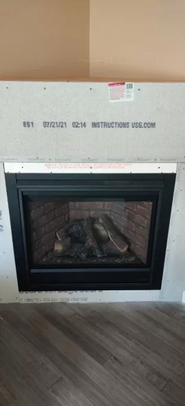 [Hearth.com] Fireplace finishing