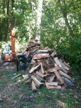 [Hearth.com] Massive load of oak split in 20 hours.