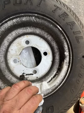 [Hearth.com] Harbor Freight Trailer Wheel Bearing Tick Tick when wheel turns and rubbing noise?