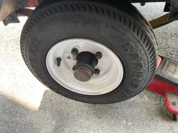 [Hearth.com] Harbor Freight Trailer Wheel Bearing Tick Tick when wheel turns and rubbing noise?