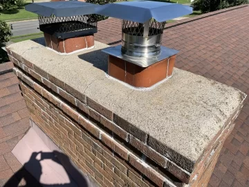 [Hearth.com] Stainless cover vs full chimney cap over masonry crown