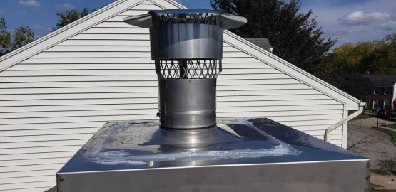 [Hearth.com] Stainless cover vs full chimney cap over masonry crown