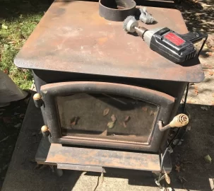 [Hearth.com] Cleaning stove before paint curing