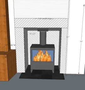 [Hearth.com] Alcove question for Lopi Evergreen II