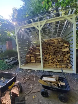 [Hearth.com] I know, it's way too pretty for storing wood.