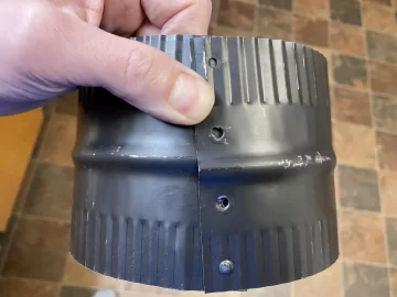 [Hearth.com] Connecting Duravent Chimney Adapter to Existing Masonry Chimney Thimble Pipe