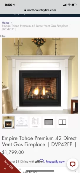 [Hearth.com] Direct vent Question- please help!