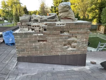 [Hearth.com] Stainless cover vs full chimney cap over masonry crown