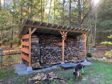 [Hearth.com] Metal Roof For Woodshed