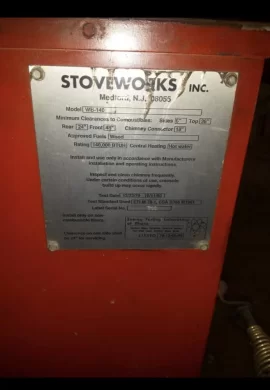 [Hearth.com] Stove works WB-140 - identify Indoor Wood Boiler - manual specs etc