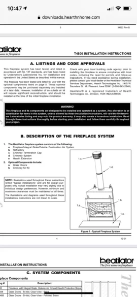 [Hearth.com] Regency 2700 wood insert in a heatilator t4800 without burning house down?