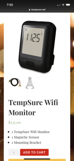 Bringing our wood stove into the future with WiFi temperature