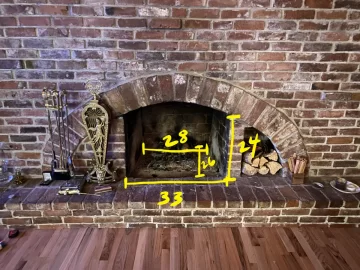 [Hearth.com] What's the best wood stove fit for my old round brick fireplace?