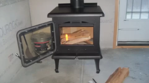 [Hearth.com] Stove Lighting in 15 days J.A. Jung Sirius wood stove..