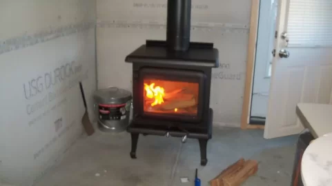 [Hearth.com] Stove Lighting in 15 days J.A. Jung Sirius wood stove..