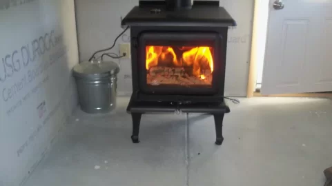 [Hearth.com] Stove Lighting in 15 days J.A. Jung Sirius wood stove..